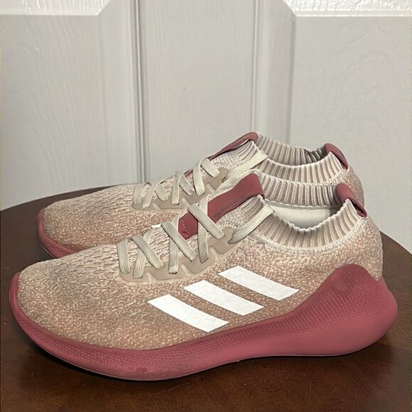 🔥🔥 Adidas Womens Purebounce Plus D96589 Ivory Running Shoes Sneakers Size 6.5 - Picture 3 of 8